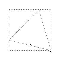 Create an equilateral triangle, using the Stars and Polygons tool in Inkscape