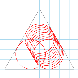 Interpolate circles for the right side