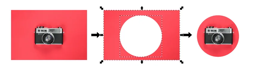 Inkscape Mask using a circle