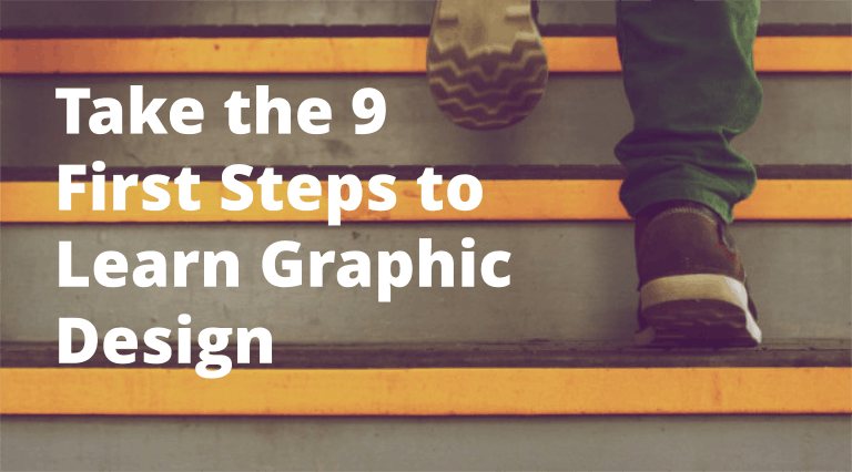 These are the 9 stepts to take to become a self-taught graphic designer 